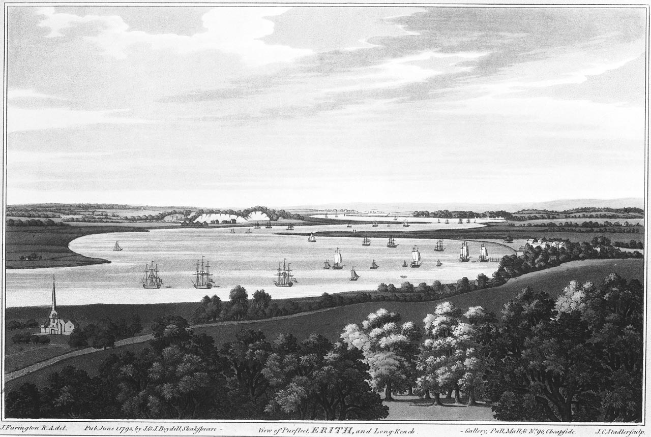 View of Purfleet, Erith, and Long-Reach