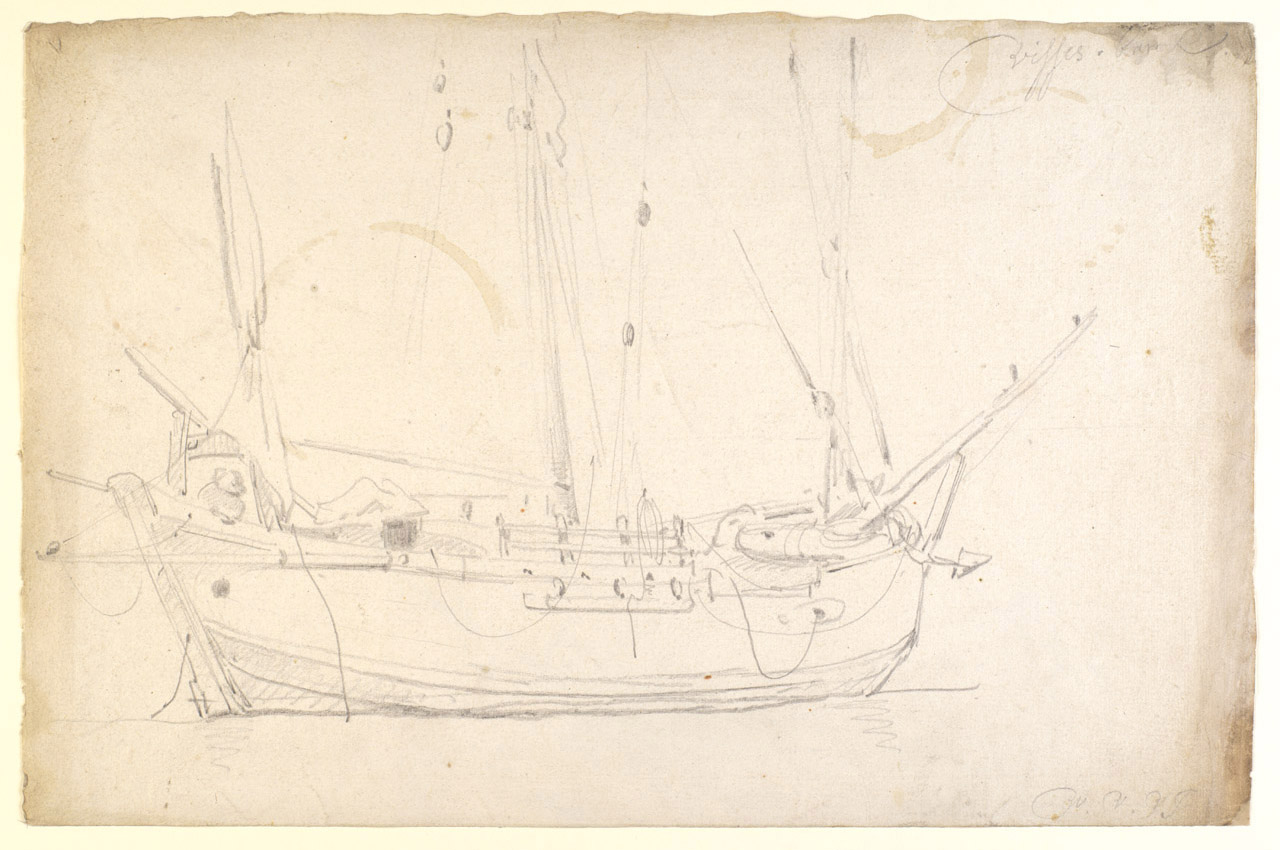 PAF6565; Study of a hooker (recto)