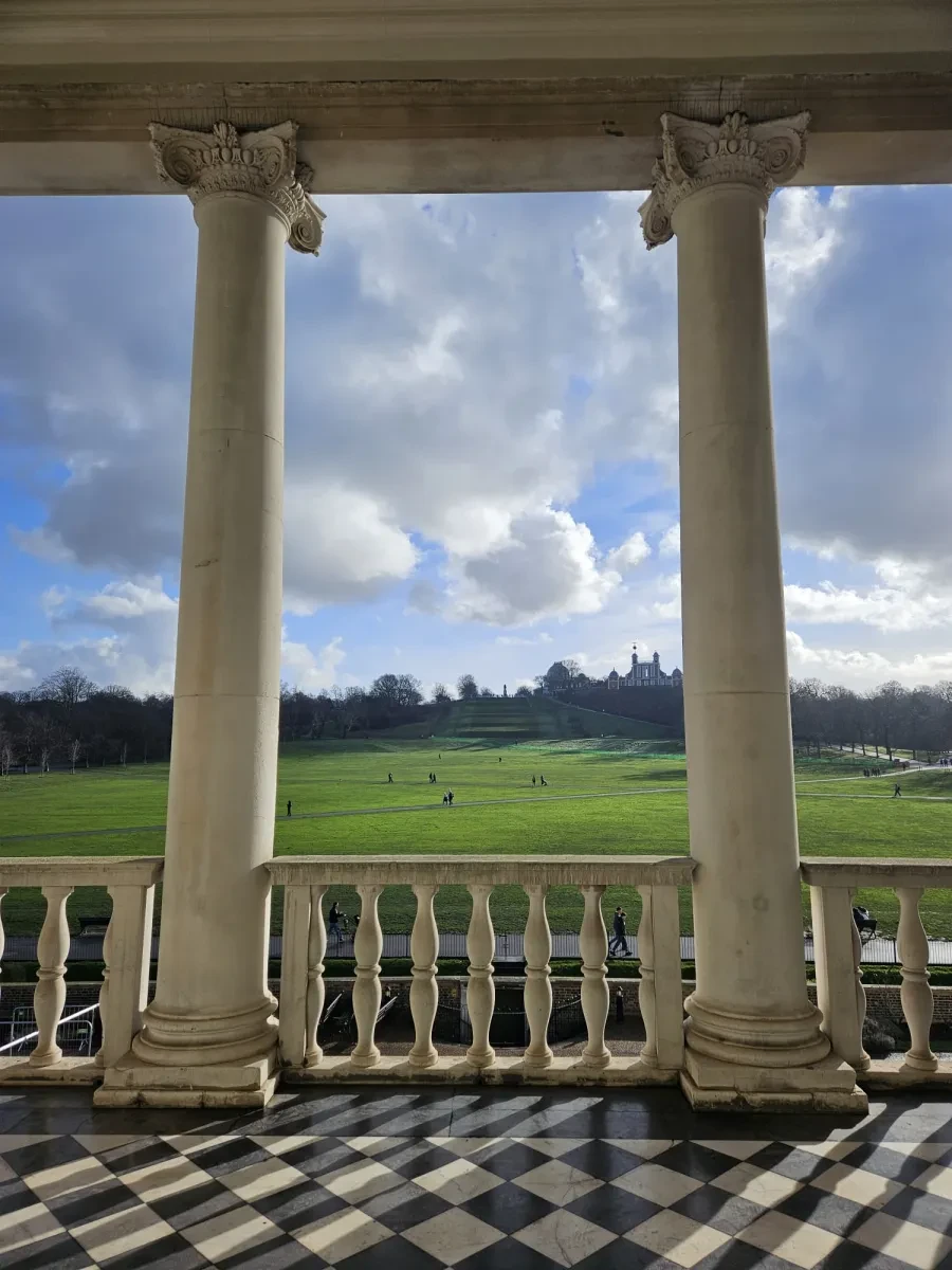 Loggia, the external balcony at the Queen's House
